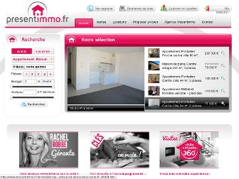 presentimmo.fr website preview