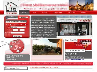 linimmobilier.com website preview