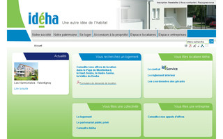 ideha.fr website preview