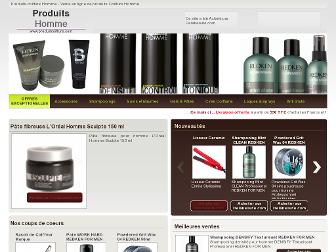 produitcoiffure.com website preview