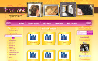 hair-look-cosmetique.com website preview