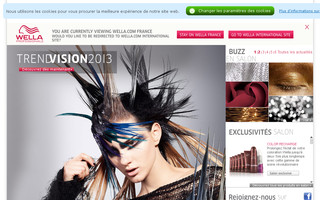 wella.com website preview