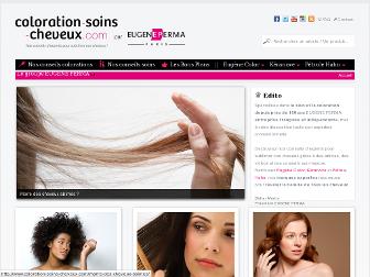 coloration-soins-cheveux.com website preview