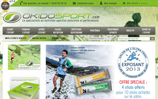 okidosport-nutrition.com website preview