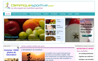 dietetiquesportive.com website preview