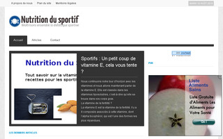nutrition-du-sportif.com website preview