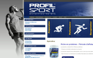 profilsport.fr website preview