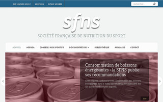 nutritiondusport.fr website preview