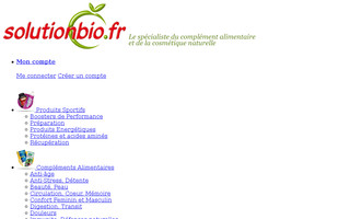 solutionbio.fr website preview