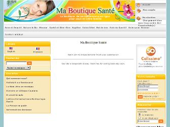 maboutiquesante.fr website preview