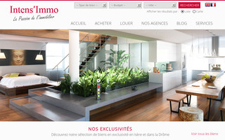 intensimmo-drome.com website preview