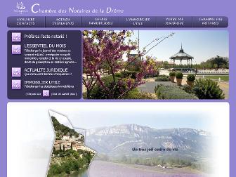 chambre-drome.notaires.fr website preview