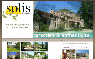 solis-immobilier.com website preview