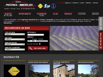 province-immobilier.com website preview