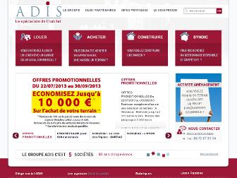 gie-adis.fr website preview