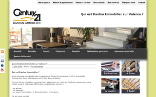 danton-immobilier.fr website preview