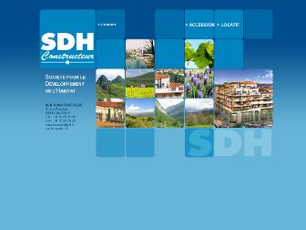 sdh-constructeur.fr website preview