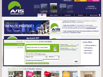 avis-immobilier-valence.com website preview