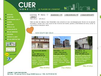 cuerimmobilier.fr website preview