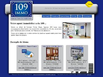 109immo.fr website preview