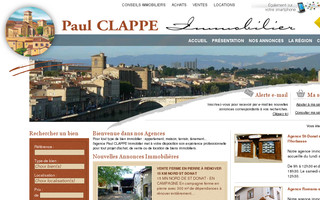 paulclappeimmobilier.com website preview