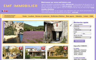 emf-immo.com website preview