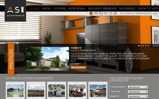 agencesolutionimmo.com website preview