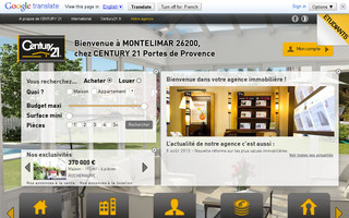 century21-portesdeprovence-montelimar.com website preview