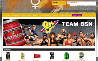 proteines-muscu.com website preview