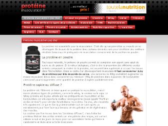 proteinemusculation.fr website preview