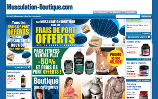 musculation-boutique.com website preview