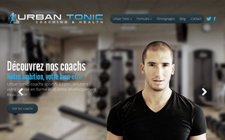 urbantonic.fr website preview