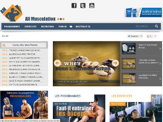 all-musculation.com website preview