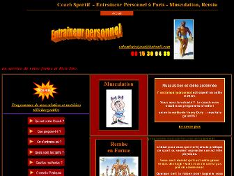 entraineur-personnel.net website preview