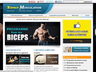 espace-musculation.com website preview