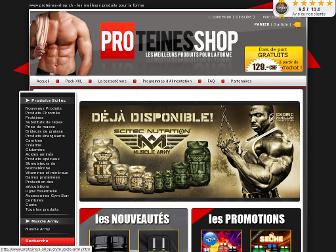 proteines-shop.ch website preview