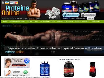 proteine-online.fr website preview