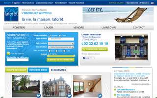 laforet-evreux.com website preview