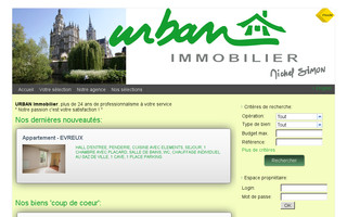 urban-immobilier.net website preview