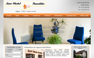 saintmichel-immobilier.com website preview