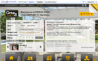 century21-harmony-evreux.com website preview