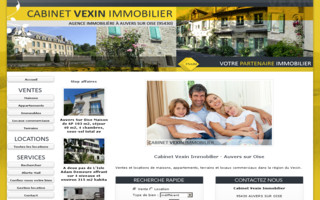 vexin-immobilier.com website preview