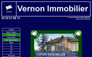vernon-immobilier.fr website preview