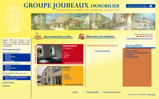 joubeaux-immobilier.com website preview