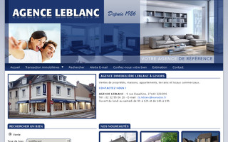 agenceleblanc.fr website preview