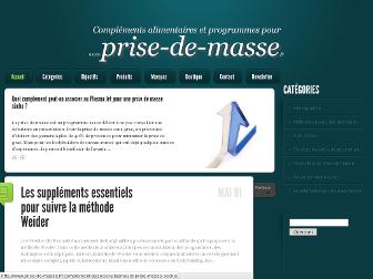 prise-de-masse.fr website preview