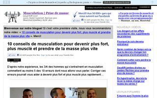 musculation-prise-de-masse.com website preview