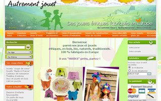 autrementjouet.com website preview