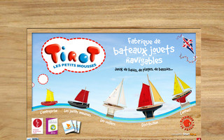 bateaux-jouets-tirot.com website preview