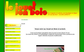 lejouetenbois.net website preview